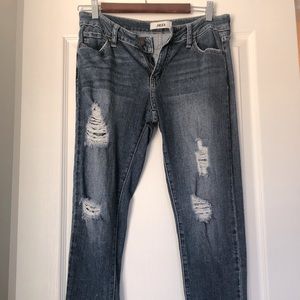 Just Black Denim - skinny destroyed jeans 26W